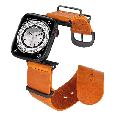 45MM Whiskey-Braun mit Schwarz