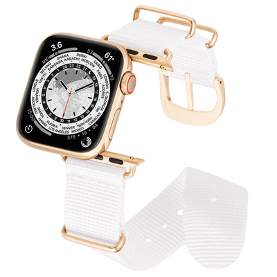 41MM Schneeweiß mit Roségold