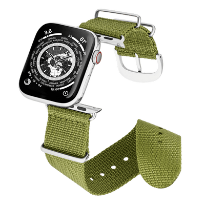45MM Armeegrün mit Silber