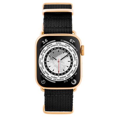 45MM Mitternachtsschwarz mit Roségold