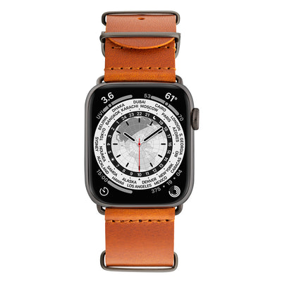 45MM Whiskey-Braun mit Schwarz