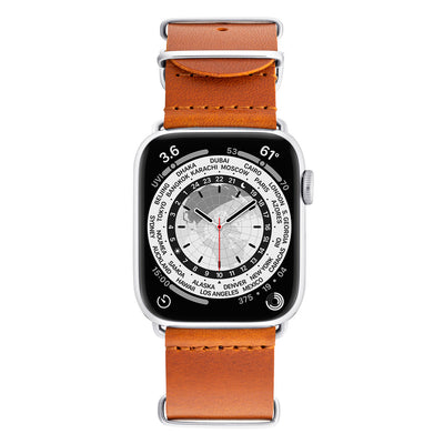 45MM Whiskey-Braun mit Silber