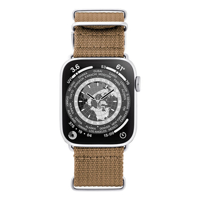 45MM Britisch-Khaki mit Silber