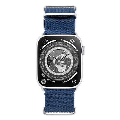 45MM Marineblau mit Silber