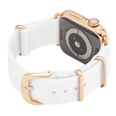 45MM Schneeweiß mit Roségold