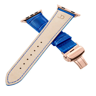 Herren Caiman Mediterran-Blau mit Roségold
