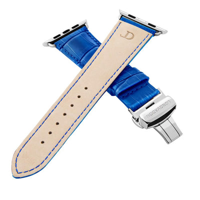 Herren Caiman Mediterran-Blau mit Silber