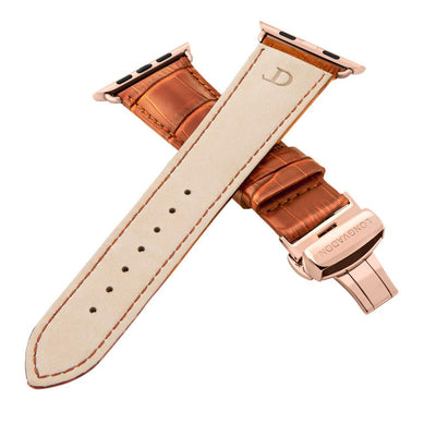 Herren Caiman Whiskey-Braun mit Roségold