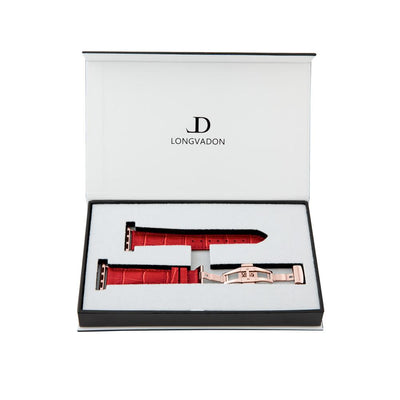 Damen Caiman Purpurrot mit Roségold