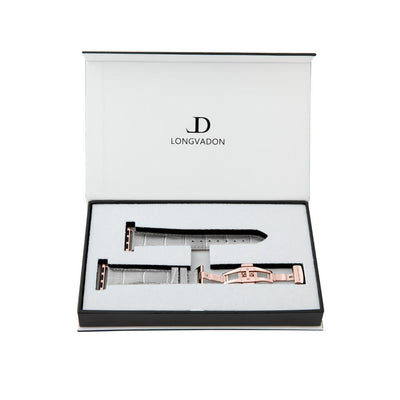 Damen Caiman Nebelgrau mit Roségold