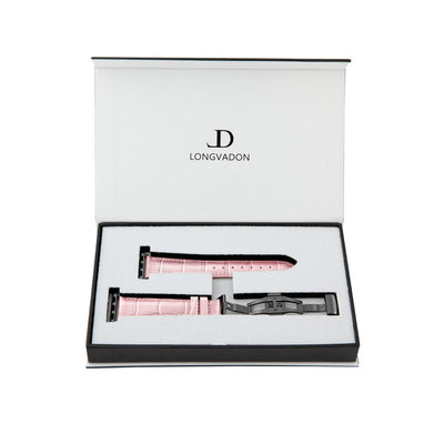 Damen Caiman Hochglanz-Rosa mit Schwarz