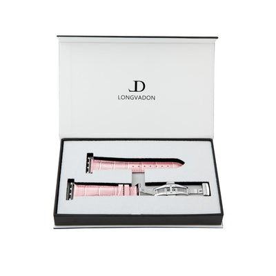 Damen Caiman Hochglanz-Rosa mit Silber