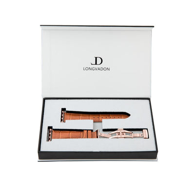 Damen Caiman Whiskey-Braun mit Roségold