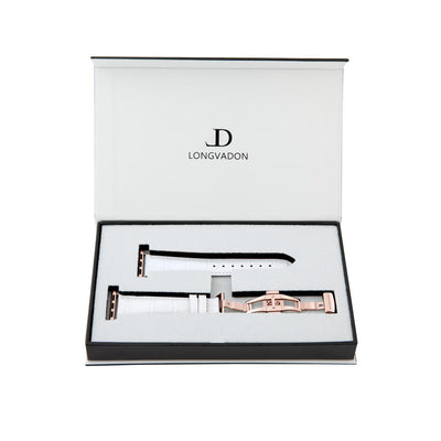 Damen Caiman Schneeweiß mit Roségold