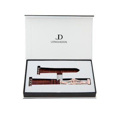 Damen Caiman Mahagoni-Braun mit Roségold