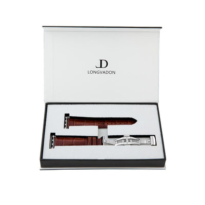 Damen Caiman Mahagoni-Braun mit Silber