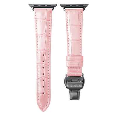 Damen Caiman Hochglanz-Rosa mit Schwarz