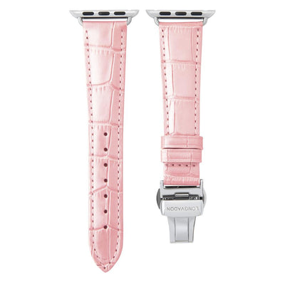 Damen Caiman Hochglanz-Rosa mit Silber