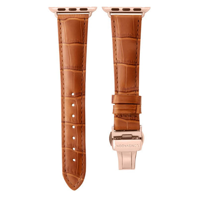 Damen Caiman Whiskey-Braun mit Roségold