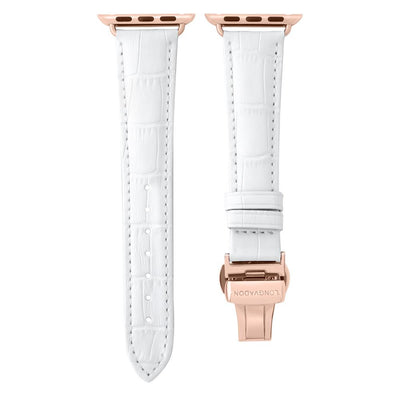 Damen Caiman Schneeweiß mit Roségold