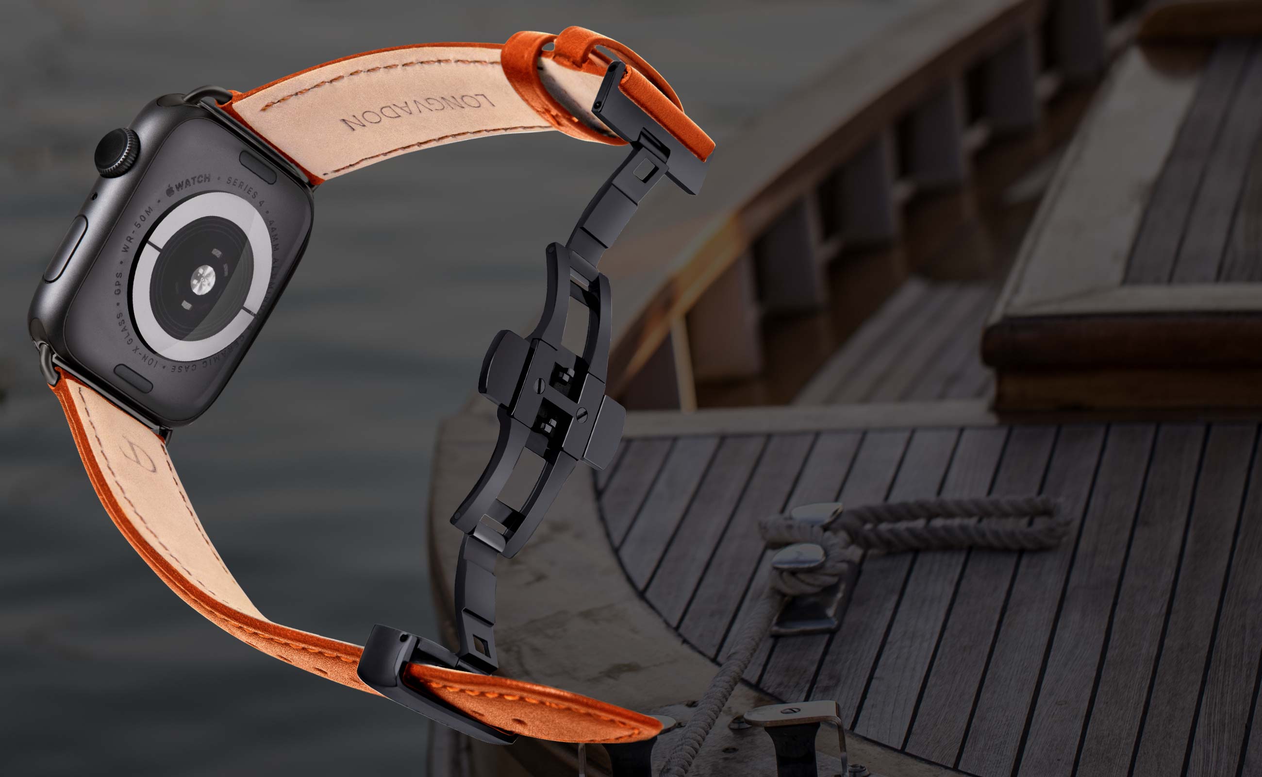 Veloursleder-Innenbezug des Apple Watch-Armbandes