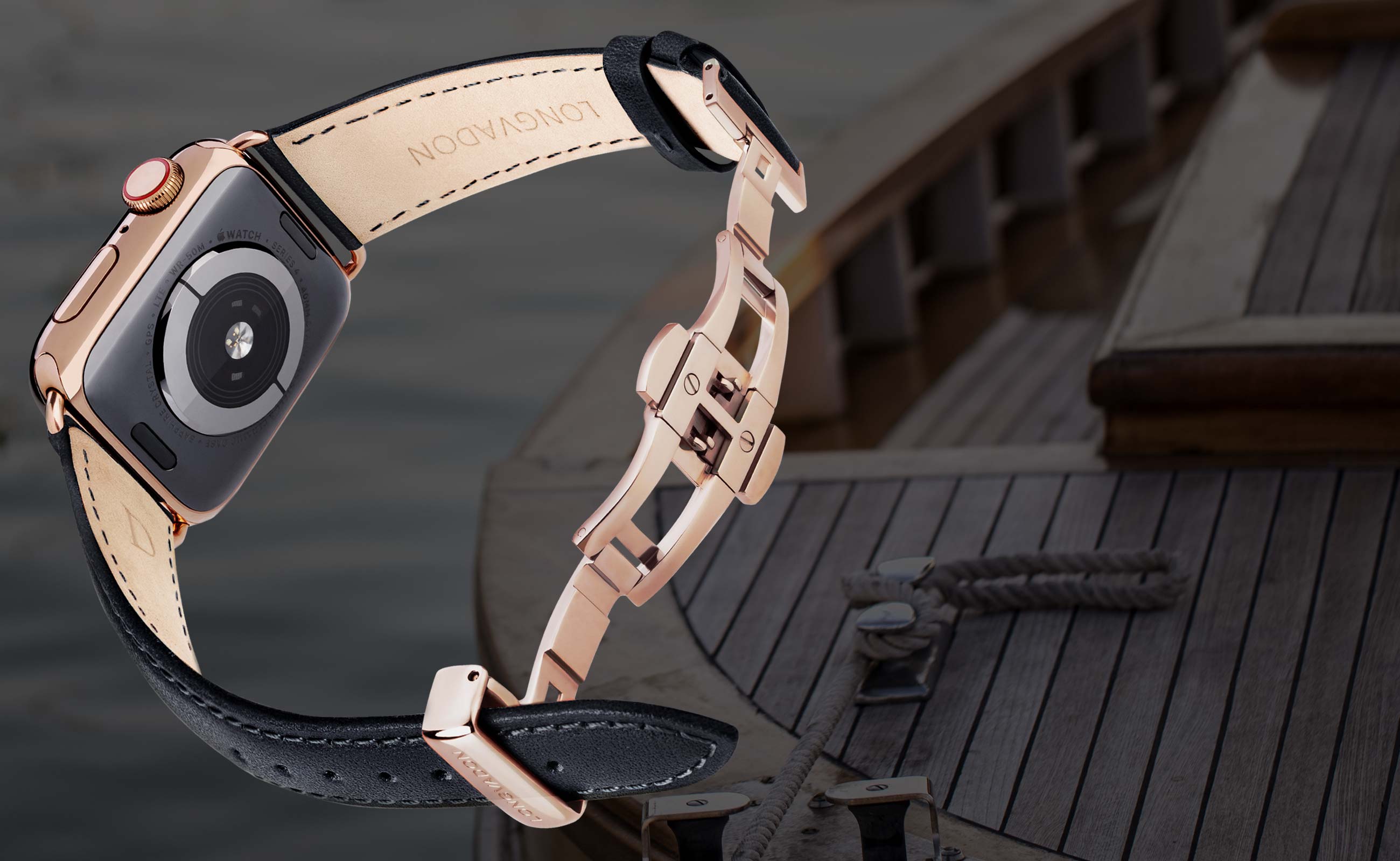 Veloursleder-Innenbezug des Apple Watch-Armbandes