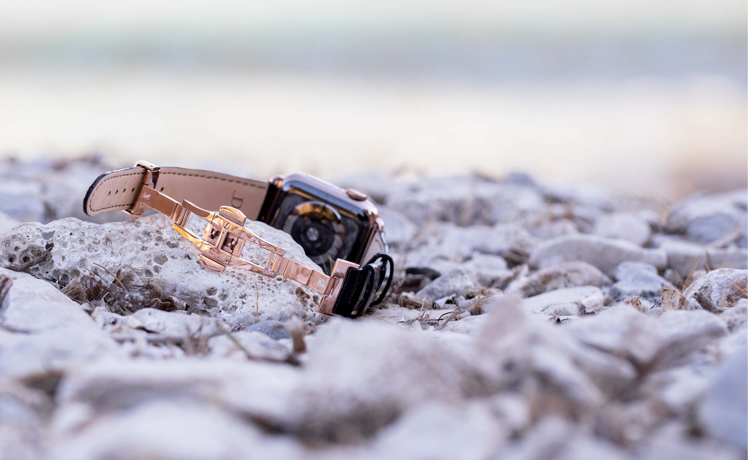 Veloursleder-Innenbezug des Apple Watch-Armbandes für Damen
